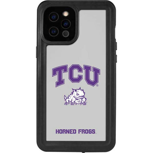Texas Christian University Horned Frogs Logo Print iPhone 12 Pro Max Waterproof Case