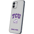 Texas Christian University Horned Frogs Logo Print iPhone 12 Skin