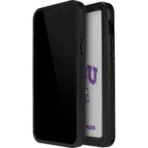 Texas Christian University Horned Frogs Logo Print iPhone 12 Waterproof Case