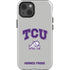 Texas Christian University Horned Frogs Logo Print iPhone 13 Impact Case