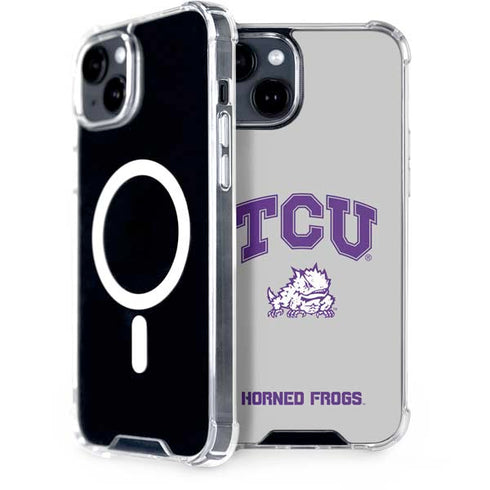Texas Christian University Horned Frogs Logo Print iPhone 13 MagSafe Case
