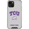 Texas Christian University Horned Frogs Logo Print iPhone 13 Mini Clear Case