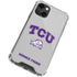 Texas Christian University Horned Frogs Logo Print iPhone 13 Mini Clear Case