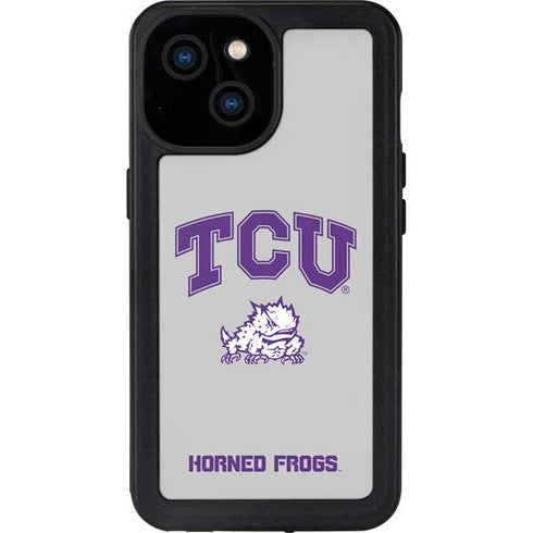 Texas Christian University Horned Frogs Logo Print iPhone 13 Mini Waterproof Case