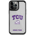 Texas Christian University Horned Frogs Logo Print iPhone Cases