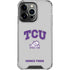 Texas Christian University Horned Frogs Logo Print iPhone 13 Pro Clear Case