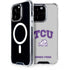 Texas Christian University Horned Frogs Logo Print iPhone 13 Pro MagSafe Case