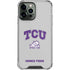 Texas Christian University Horned Frogs Logo Print iPhone 13 Pro Max Clear Case