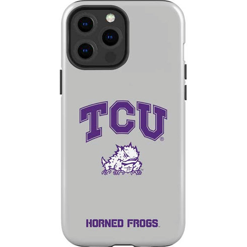Texas Christian University Horned Frogs Logo Print iPhone 13 Pro Max Impact Case