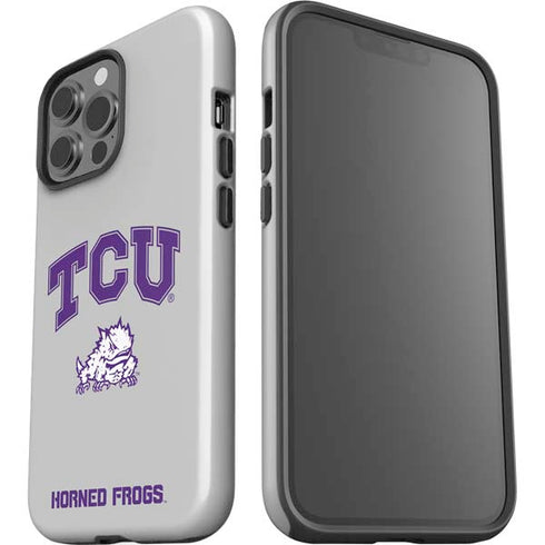 Texas Christian University Horned Frogs Logo Print iPhone 13 Pro Max Impact Case