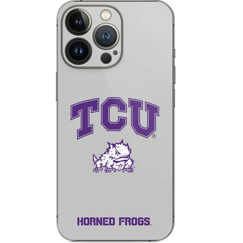 Texas Christian University Horned Frogs Logo Print iPhone 13 Pro Skin