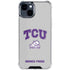 Texas Christian University Horned Frogs Logo Print iPhone 14 Clear Case