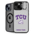Texas Christian University Horned Frogs Logo Print iPhone 14 Kickstand Case