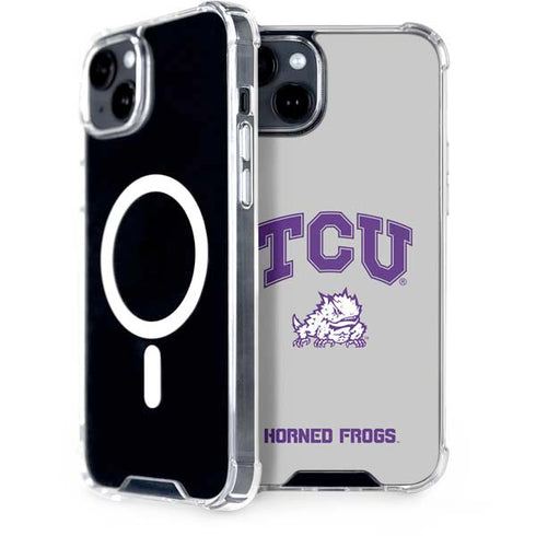 Texas Christian University Horned Frogs Logo Print iPhone 14 MagSafe Case