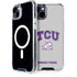 Texas Christian University Horned Frogs Logo Print iPhone 15 MagSafe Case