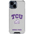 Texas Christian University Horned Frogs Logo Print iPhone 14 Plus Clear Case