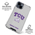 Texas Christian University Horned Frogs Logo Print iPhone 14 Plus Clear Case