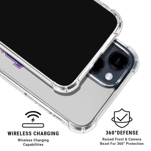 Texas Christian University Horned Frogs Logo Print iPhone 14 Plus Clear Case