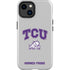 Texas Christian University Horned Frogs Logo Print iPhone 15 Plus Impact Case