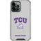 Texas Christian University Horned Frogs Logo Print iPhone 14 Pro Max Clear Case