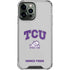 Texas Christian University Horned Frogs Logo Print iPhone 14 Pro Max Clear Case