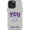 Texas Christian University Horned Frogs Logo Print iPhone 14 Pro Max Impact Case
