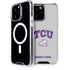 Texas Christian University Horned Frogs Logo Print iPhone 14 Pro Max MagSafe Case