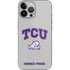 Texas Christian University Horned Frogs Logo Print iPhone 14 Pro Max Skin