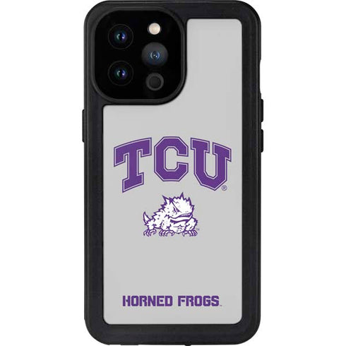 Texas Christian University Horned Frogs Logo Print iPhone 14 Pro Max Waterproof Case
