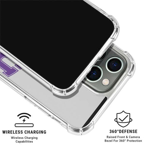 Texas Christian University Horned Frogs Logo Print iPhone 15 Pro Clear Case