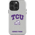 Texas Christian University Horned Frogs Logo Print iPhone 15 Pro Impact Case
