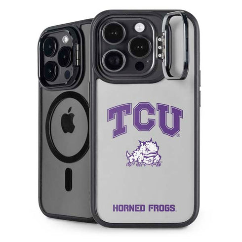 Texas Christian University Horned Frogs Logo Print iPhone 15 Pro Kickstand Case