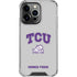 Texas Christian University Horned Frogs Logo Print iPhone 15 Pro Max Clear Case