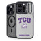 Texas Christian University Horned Frogs Logo Print iPhone 15 Pro Max Kickstand Case