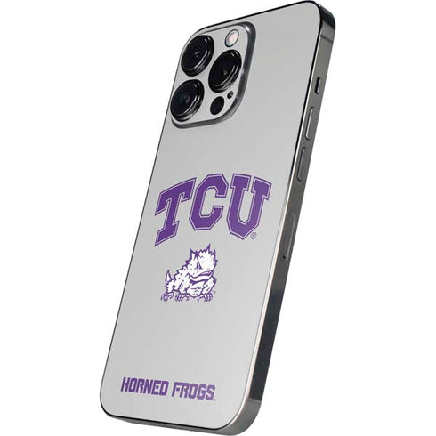 Texas Christian University Horned Frogs Logo Print iPhone 15 Pro Max Skin