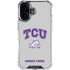 Texas Christian University Horned Frogs Logo Print iPhone 16 Clear Case
