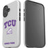 Texas Christian University Horned Frogs Logo Print iPhone 16 Impact Case