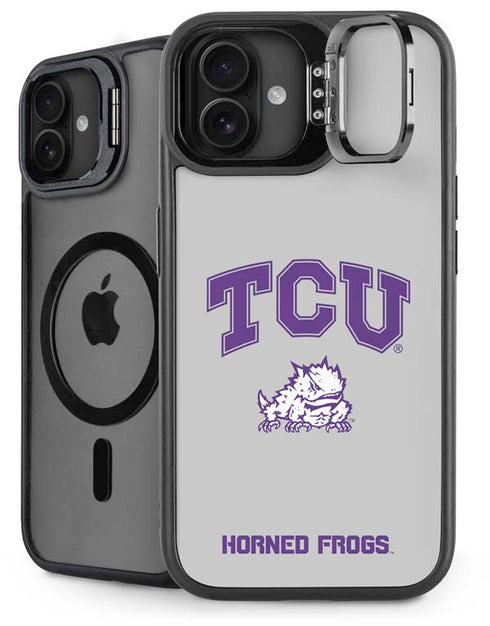 Texas Christian University Horned Frogs Logo Print iPhone 16 Kickstand Case