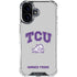 Texas Christian University Horned Frogs Logo Print iPhone 16 Plus Clear Case
