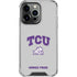 Texas Christian University Horned Frogs Logo Print iPhone 16 Pro Clear Case