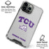 Texas Christian University Horned Frogs Logo Print iPhone 16 Pro Clear Case