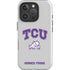Texas Christian University Horned Frogs Logo Print iPhone 16 Pro Impact Case