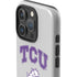 Texas Christian University Horned Frogs Logo Print iPhone 16 Pro Impact Case