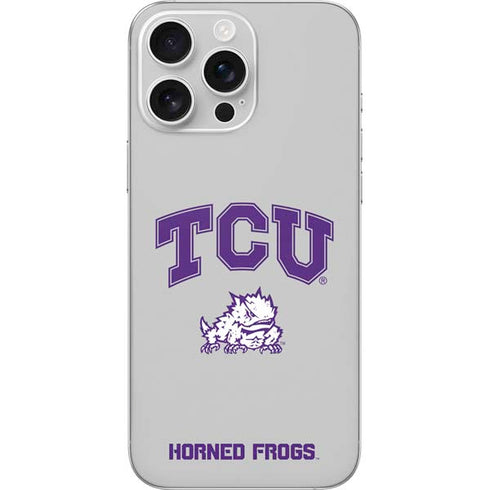 Texas Christian University Horned Frogs Logo Print iPhone 16 Pro Max Skin