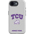 Texas Christian University Horned Frogs Logo Print iPhone 16e Impact Case