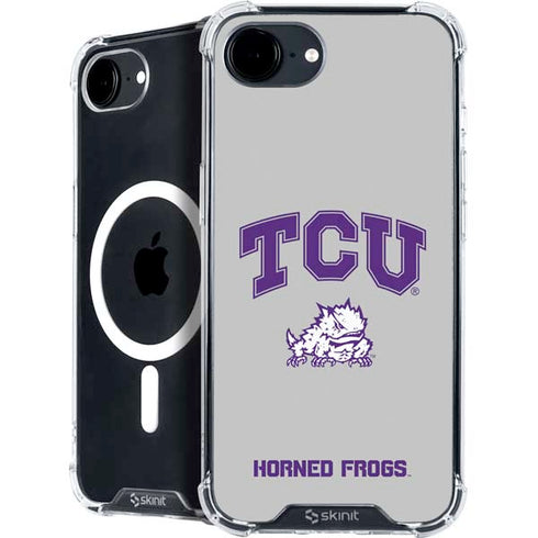 Texas Christian University Horned Frogs Logo Print iPhone 16e MagSafe Case