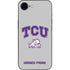 Texas Christian University Horned Frogs Logo Print iPhone 16e Skin