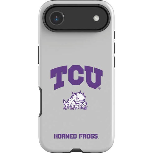 Texas Christian University Horned Frogs Logo Print iPhone 17 Air Impact Case