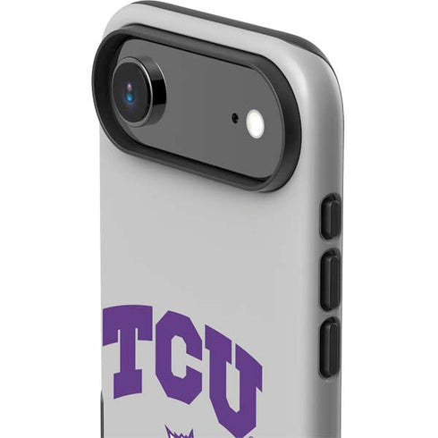 Texas Christian University Horned Frogs Logo Print iPhone 17 Air Impact Case