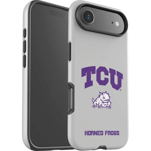Texas Christian University Horned Frogs Logo Print iPhone 17 Air Impact Case
